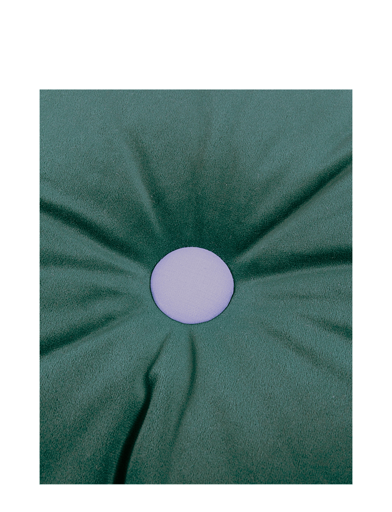 NOBODINOZ - Round Cushion Eco-Velvet - dekorative kissen - jungle green - 2