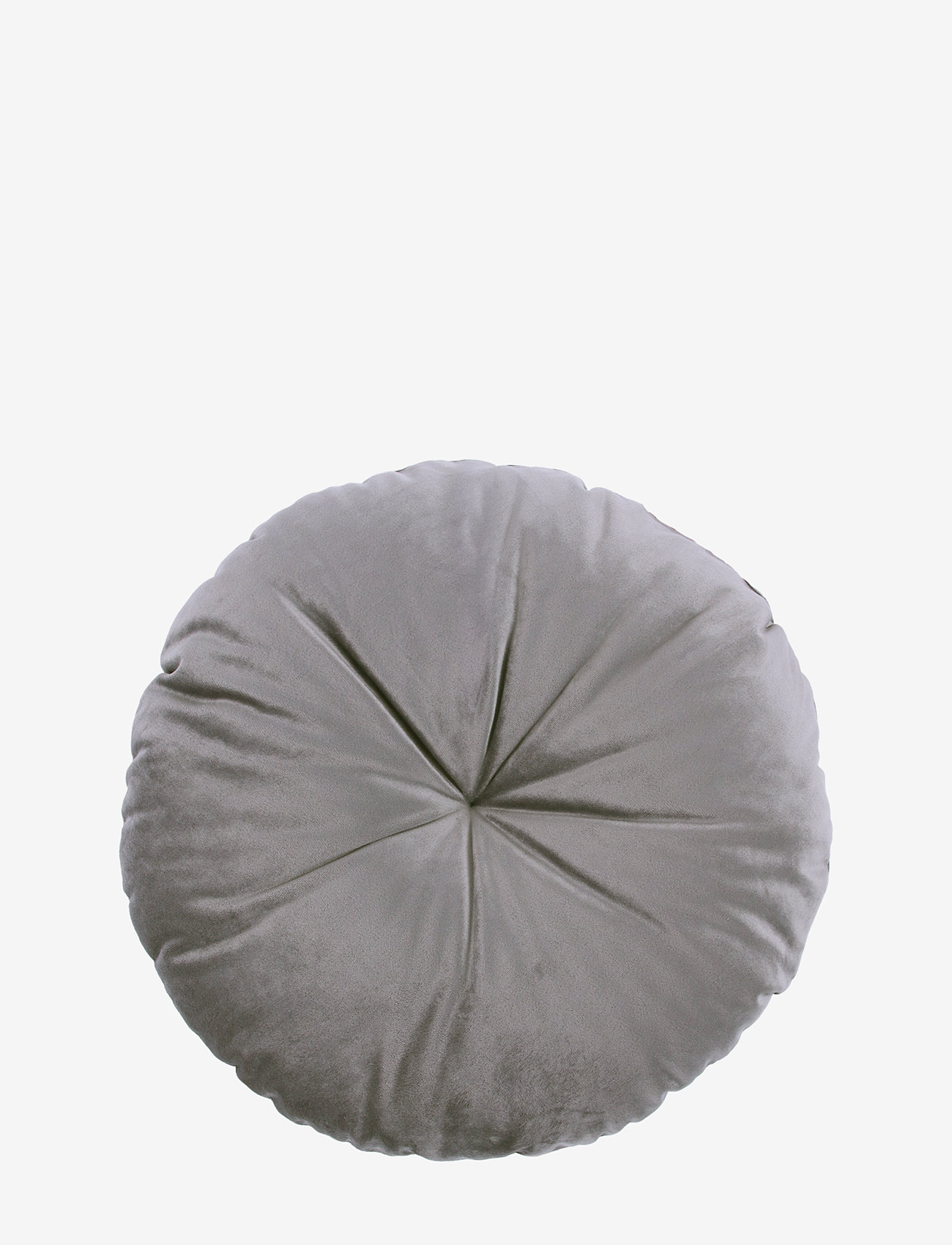 NOBODINOZ - Round Cushion Eco-Velvet - dekorative kissen - slate grey - 1