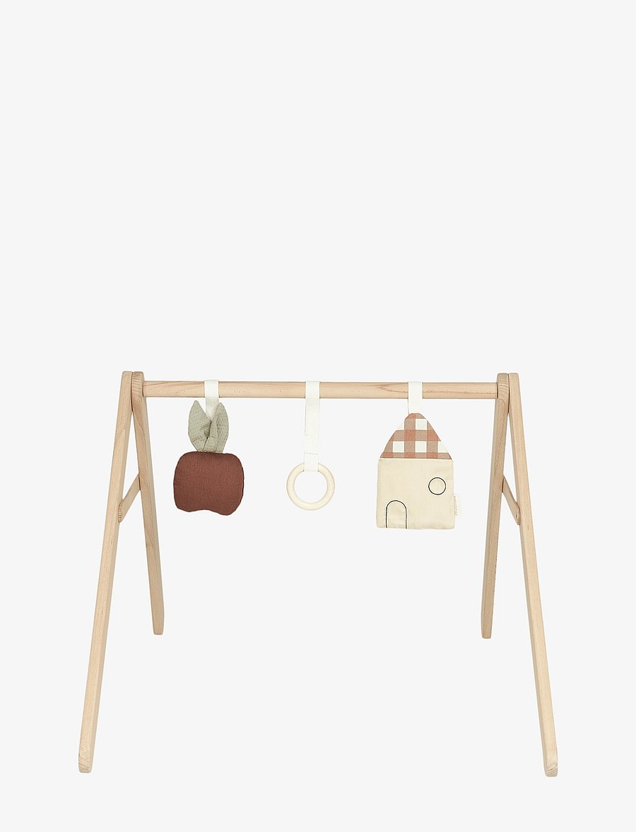 NOBODINOZ - KIT BABY GYM WITH TOYS SWEET HOME - spielbögen & spielmatten - beech wood - 1