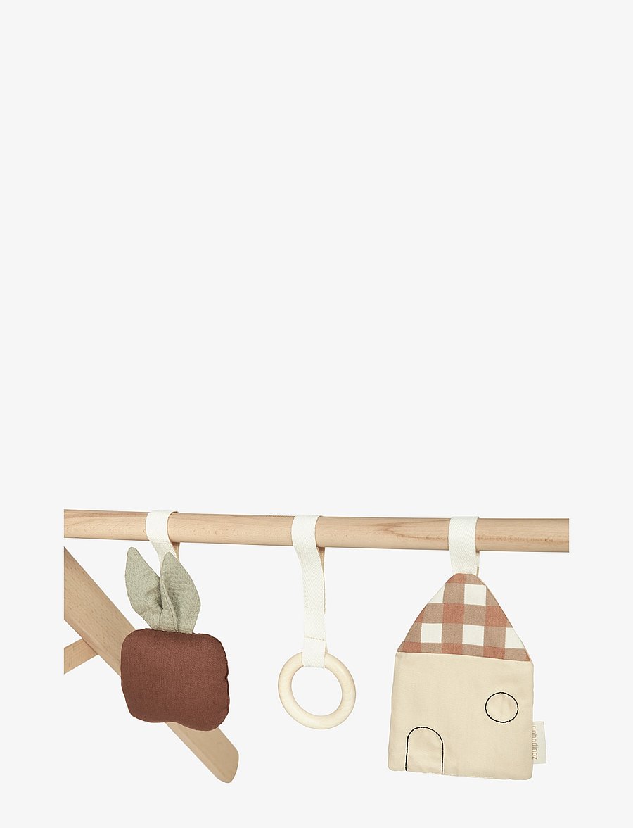 NOBODINOZ - KIT BABY GYM WITH TOYS SWEET HOME - spielbögen & spielmatten - beech wood - 2