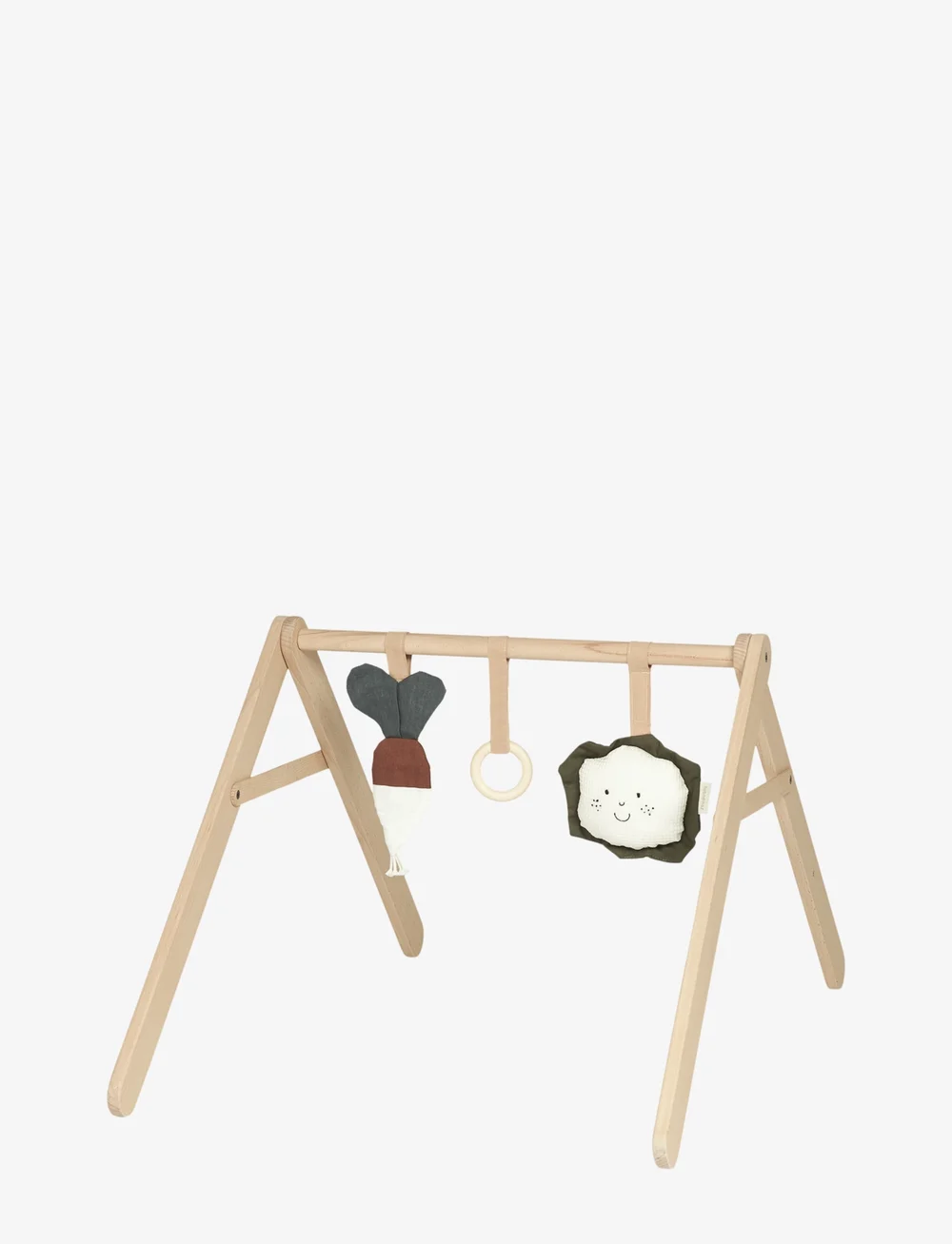 NOBODINOZ - KIT BABY GYM WITH TOYS VEGGIES - spielbögen - beech wood - 0