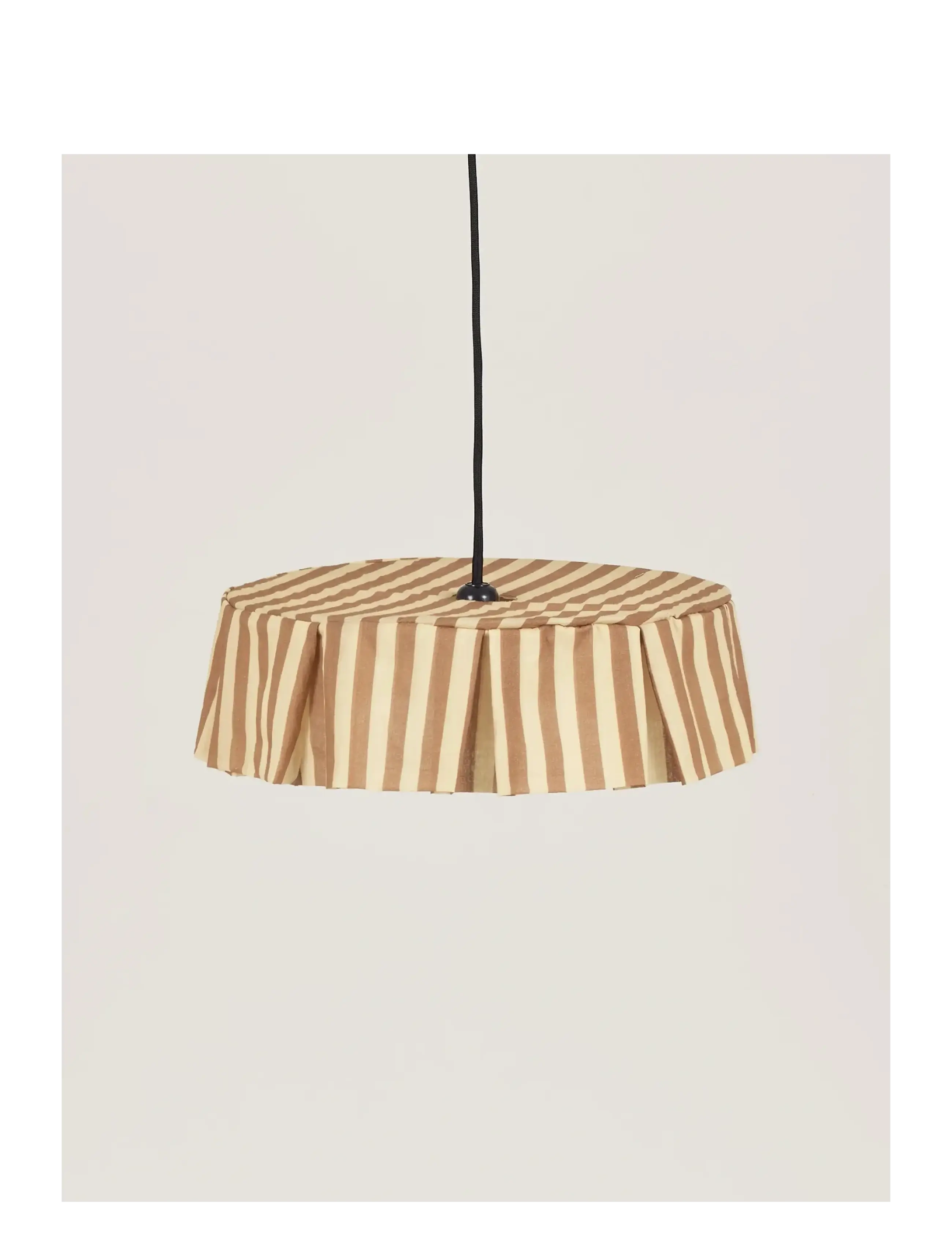 NOBODINOZ Pendant Lampshade Diam. 40Cm Vibes, Loftlampe, Brun, Str: ONE SIZE x 40
