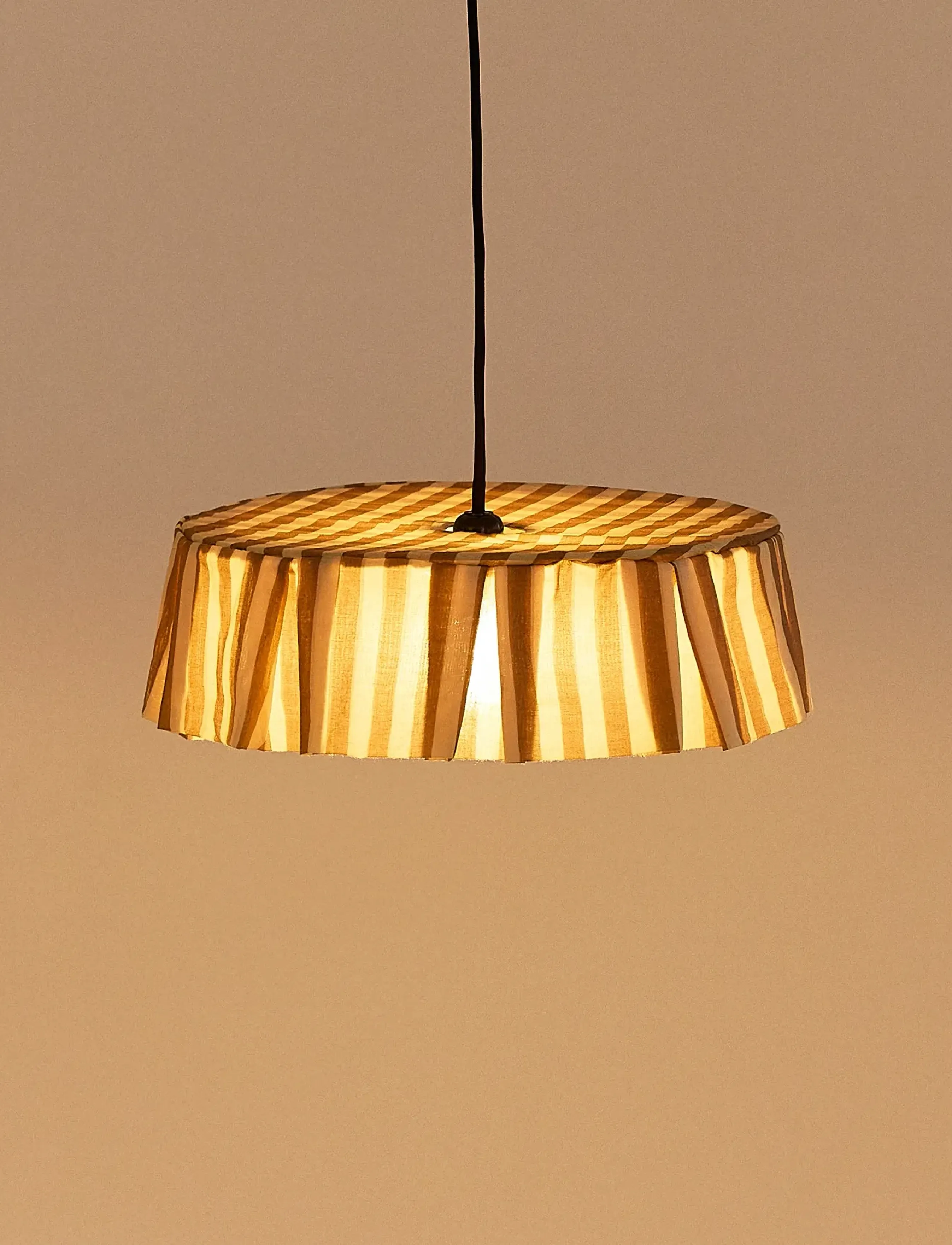 NOBODINOZ Pendant Lampshade Diam. 40Cm Vibes, One Size x 40, Lighting, Braun - Ceiling Lamps, Kinder