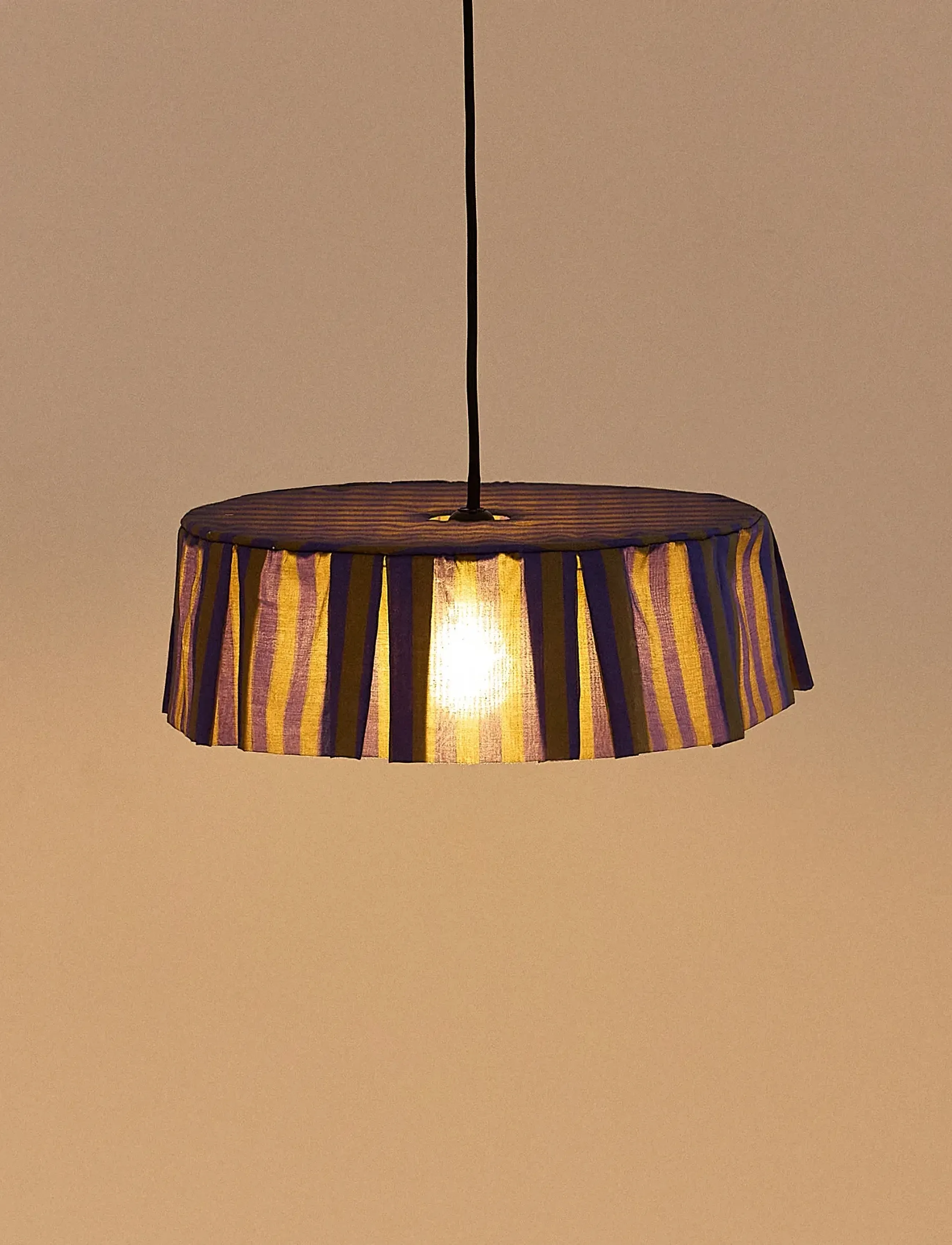 NOBODINOZ Pendant Lampshade Diam. 40Cm Vibes, One Size x 40, Lighting, Blau - Ceiling Lamps, Kinder