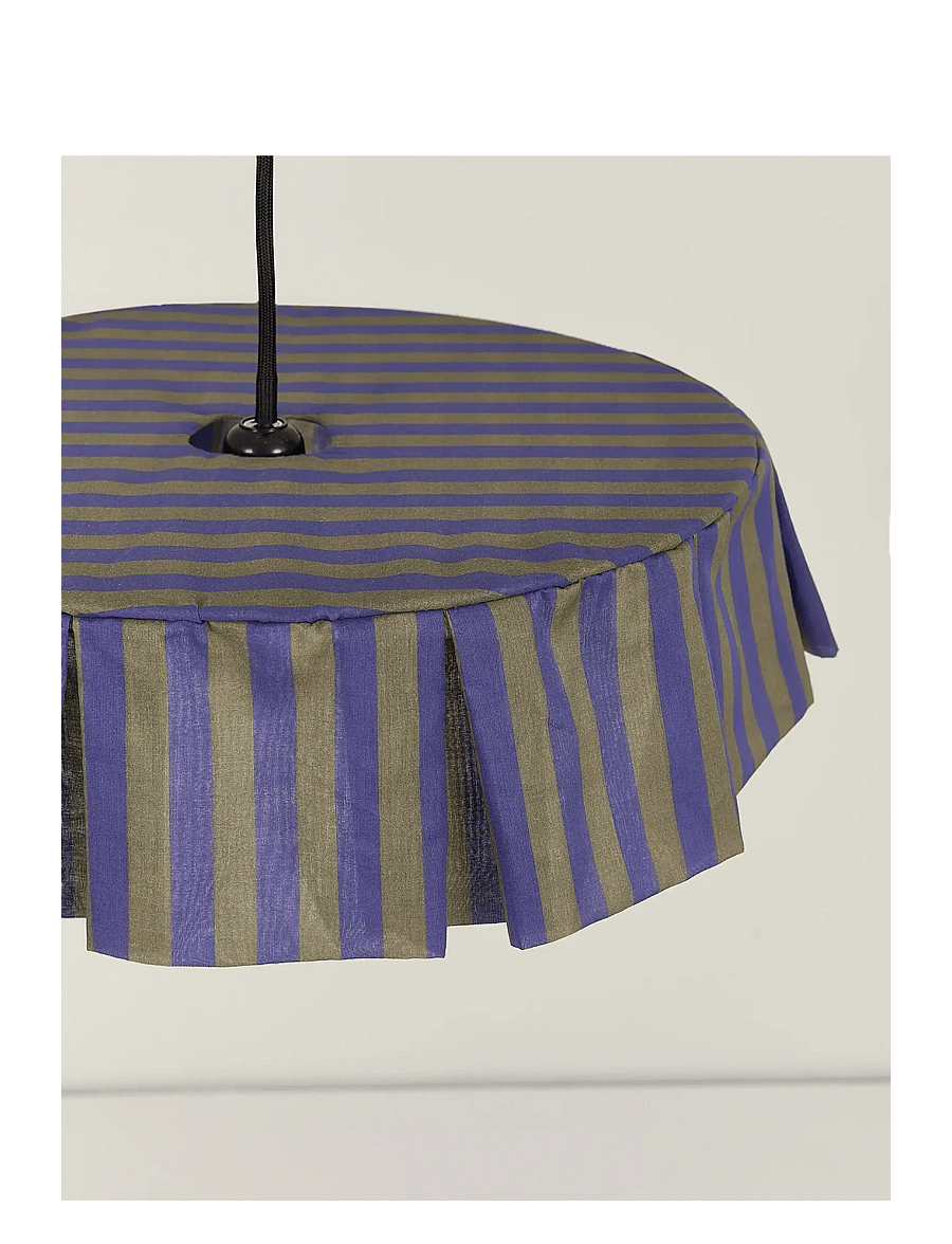 NOBODINOZ - Pendant lampshade diam. 40cm Vibes - laevalgustid - indigo stripes - 3