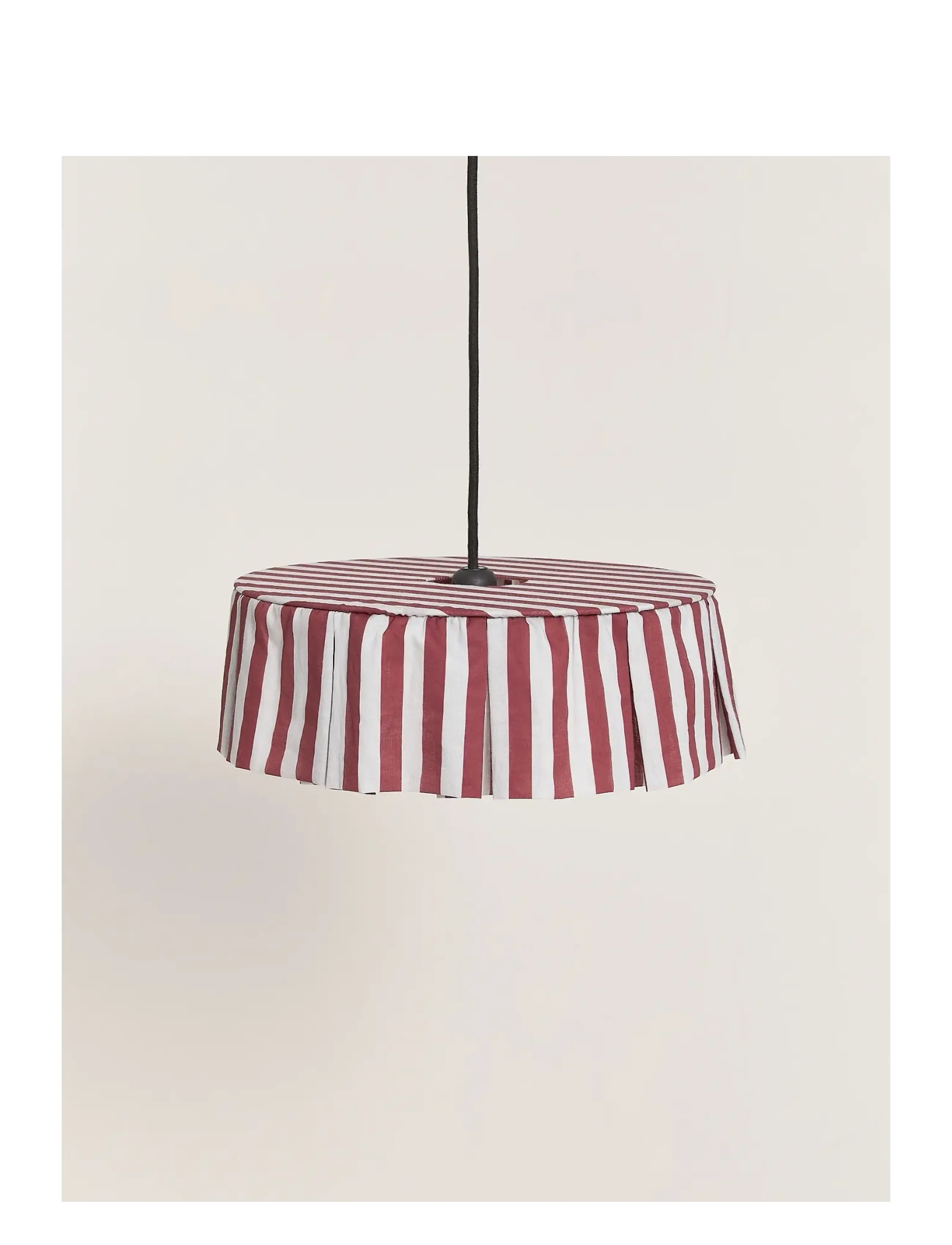 NOBODINOZ Pendant Lampshade Diam. 40Cm Vibes, Loftlampe, Rød, Str: ONE SIZE x 40