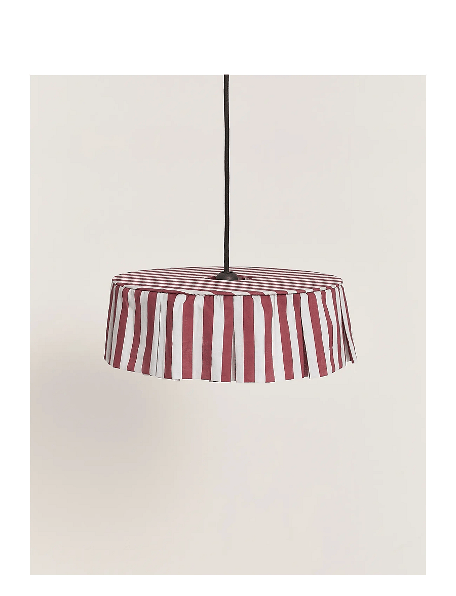 NOBODINOZ - Pendant lampshade diam. 40cm Vibes - laevalgustid - maroon stripes - 1