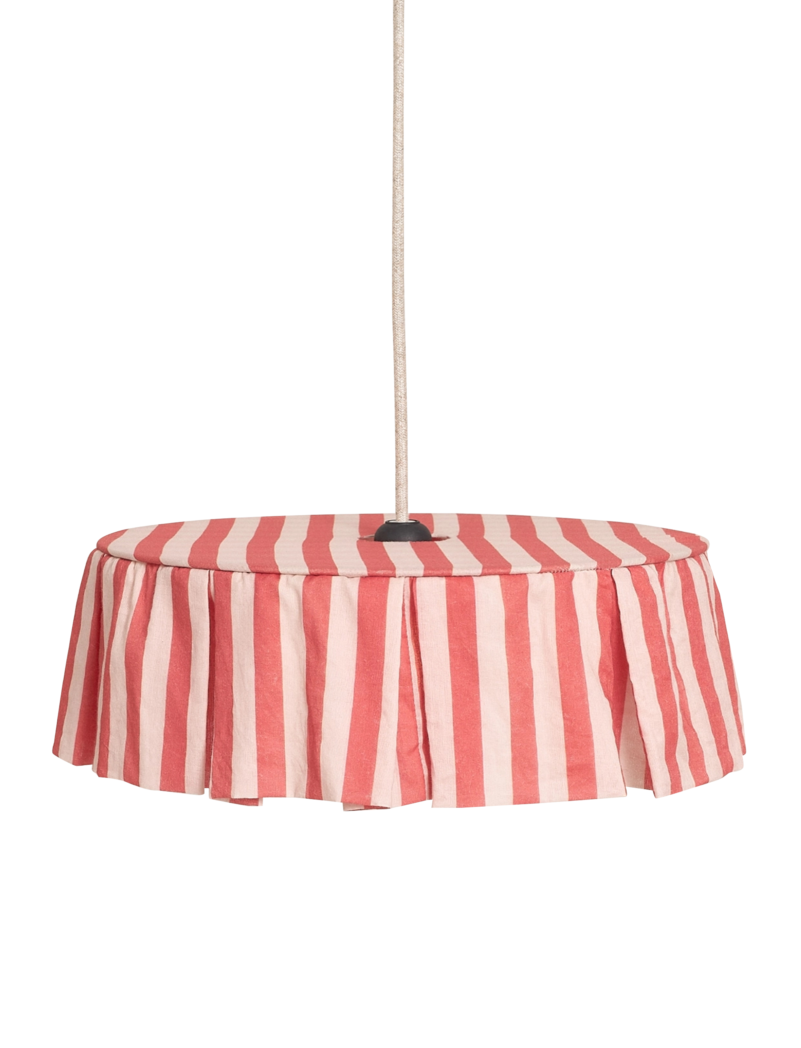 NOBODINOZ Pendant Lampshade Diam. 40Cm Vibes, Loftlampe, Rød, Str: ONE SIZE