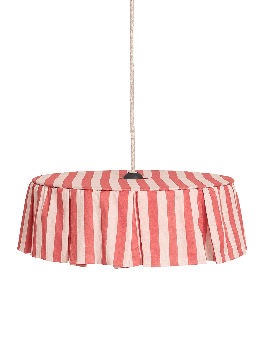 NOBODINOZ - Pendant lampshade diam. 40cm Vibes - laevalgustid - red stripes - 1