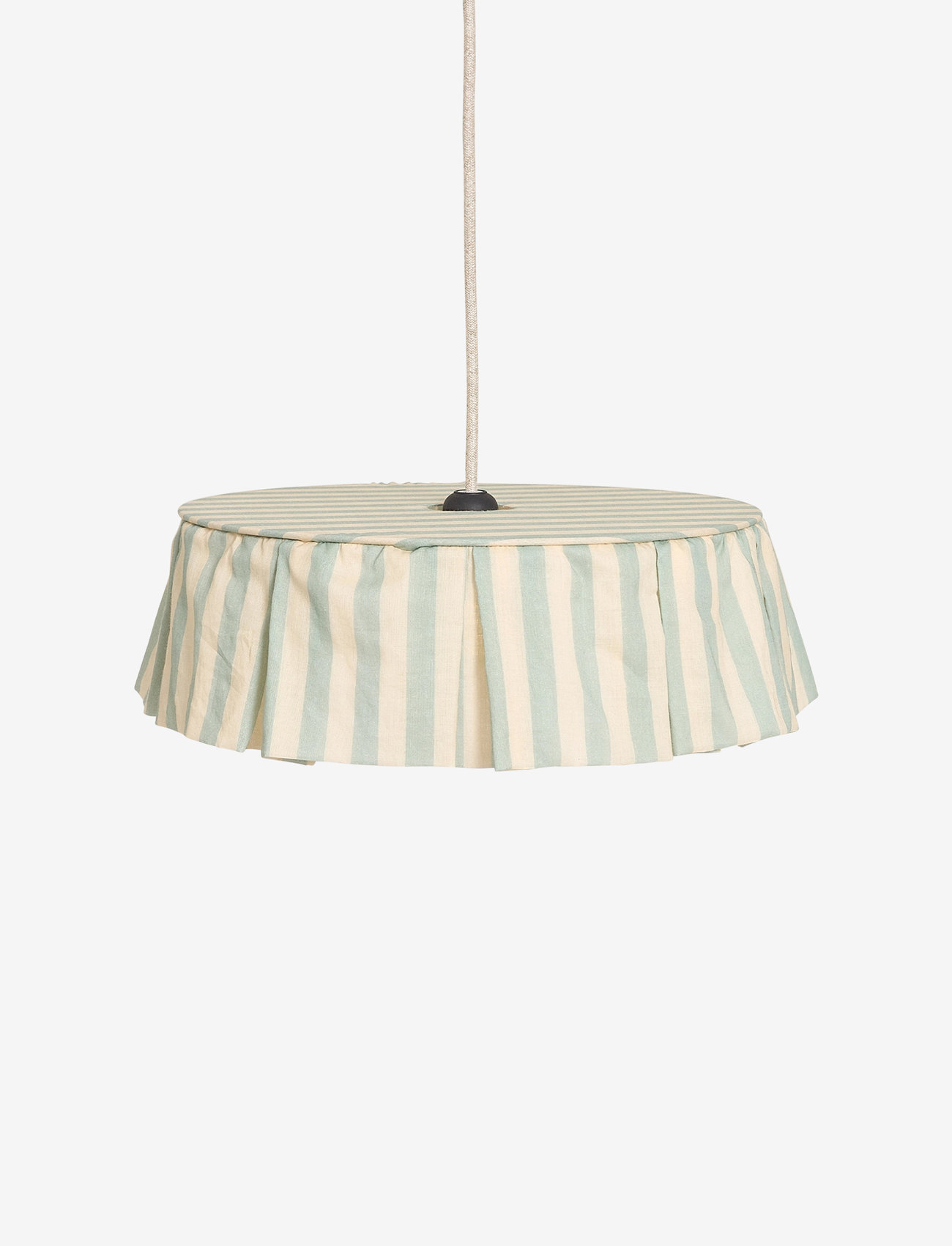 NOBODINOZ - VIBES LAMPSHADE DIAM. 40 CM - ceiling lamps - turquoise stripes - 1