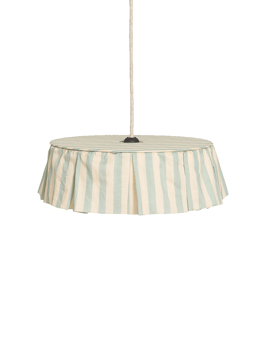 NOBODINOZ - Pendant lampshade diam. 40cm Vibes - laevalgustid - turquoise stripes - 1