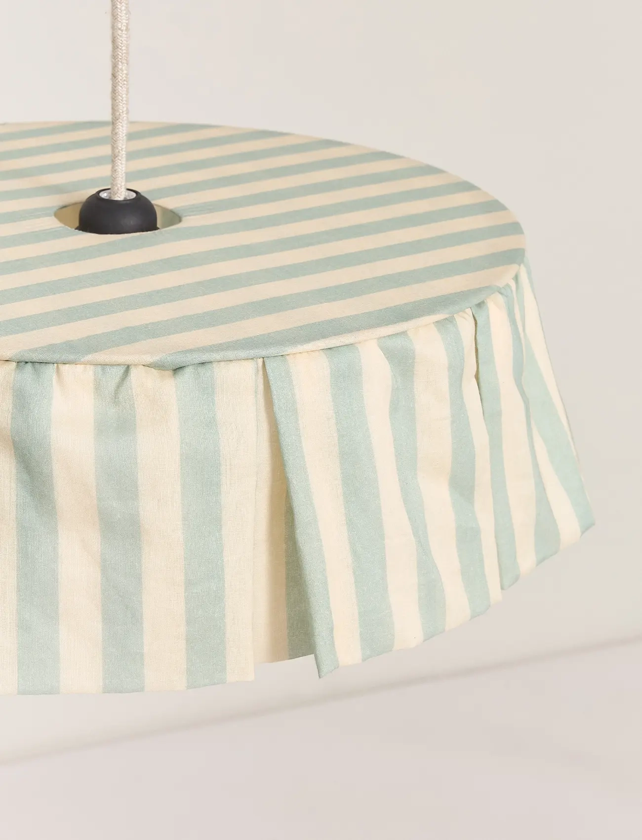 NOBODINOZ - Pendant lampshade diam. 40cm Vibes - loftslamper - turquoise stripes - 3