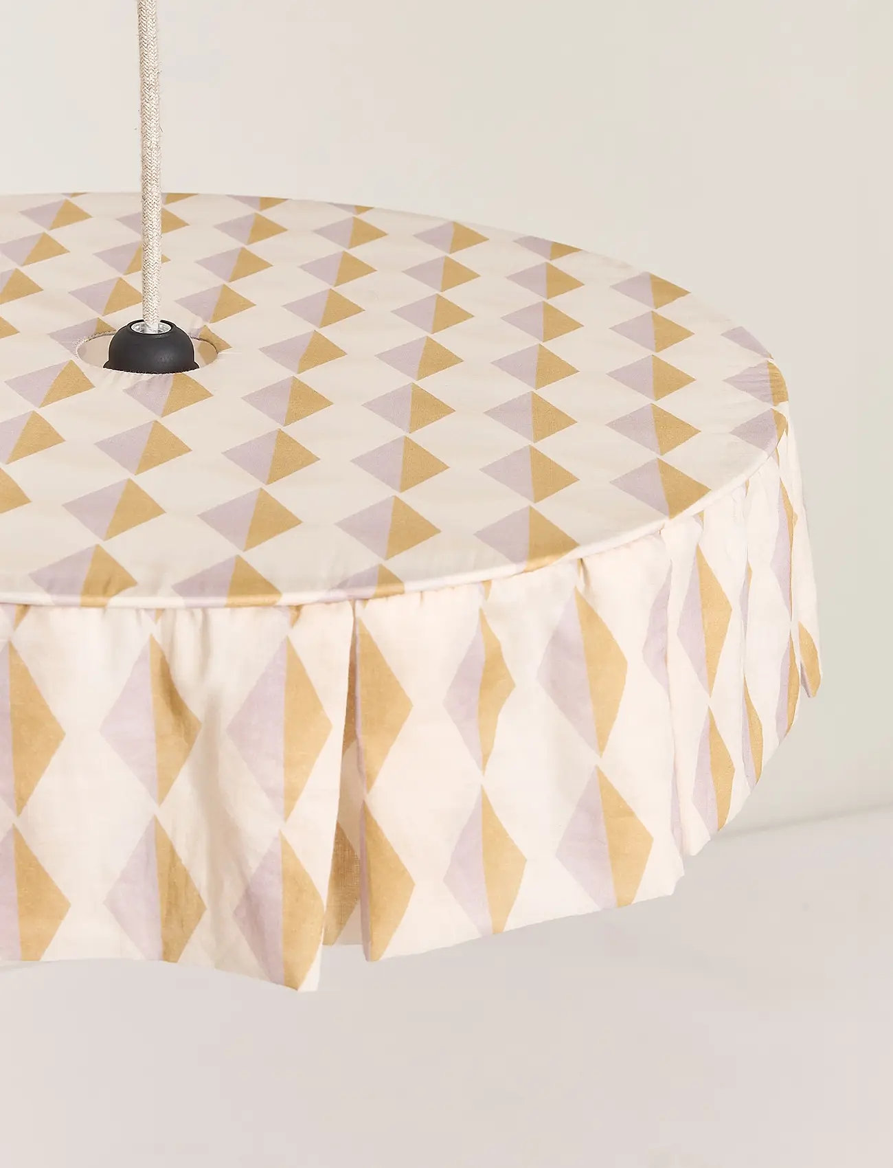 NOBODINOZ - VIBES LAMPSHADE DIAM. 50 CM - loftslamper - mustard lilac harlequin - 3