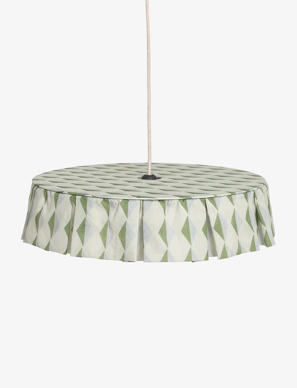 NOBODINOZ - VIBES LAMPSHADE DIAM. 50 CM - deckenleuchte - green blue harlequin - 1