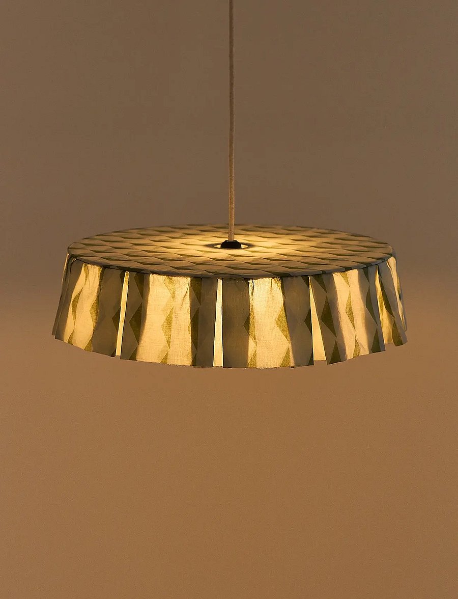 NOBODINOZ - VIBES LAMPSHADE DIAM. 50 CM - laevalgustid - green blue harlequin - 2