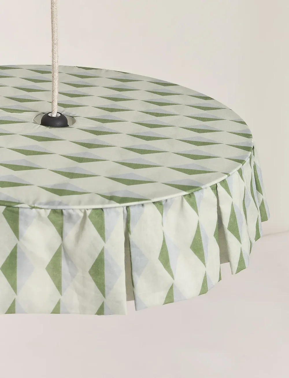 NOBODINOZ - VIBES LAMPSHADE DIAM. 50 CM - deckenleuchte - green blue harlequin - 3