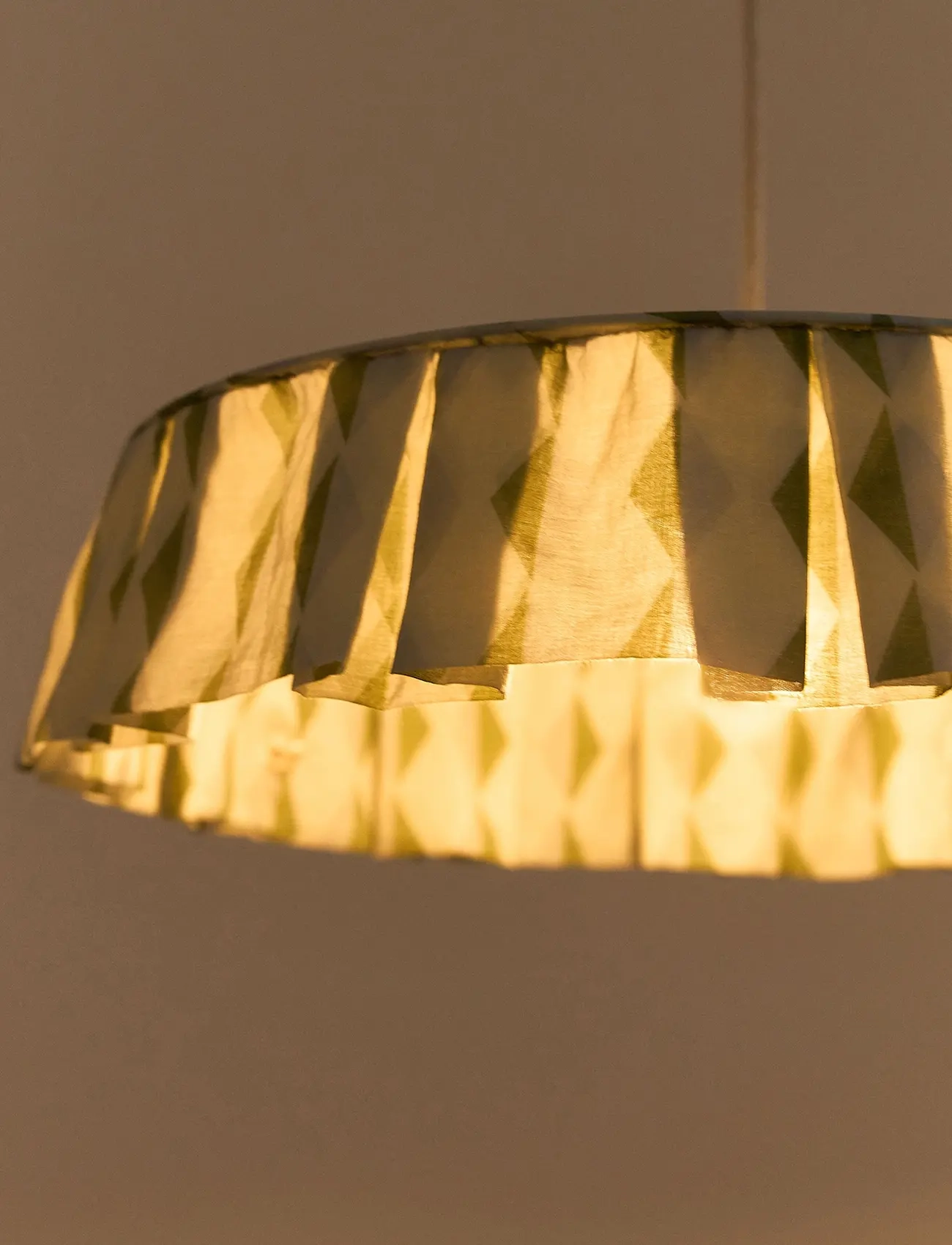 NOBODINOZ - VIBES LAMPSHADE DIAM. 50 CM - laevalgustid - green blue harlequin - 5