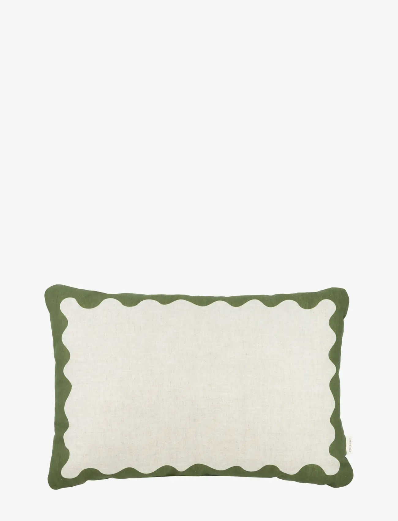 NOBODINOZ Vibes Rect. Cushion Linen 45X30 L, One Size, Kids Decor, Grün - Cushions, Kinder