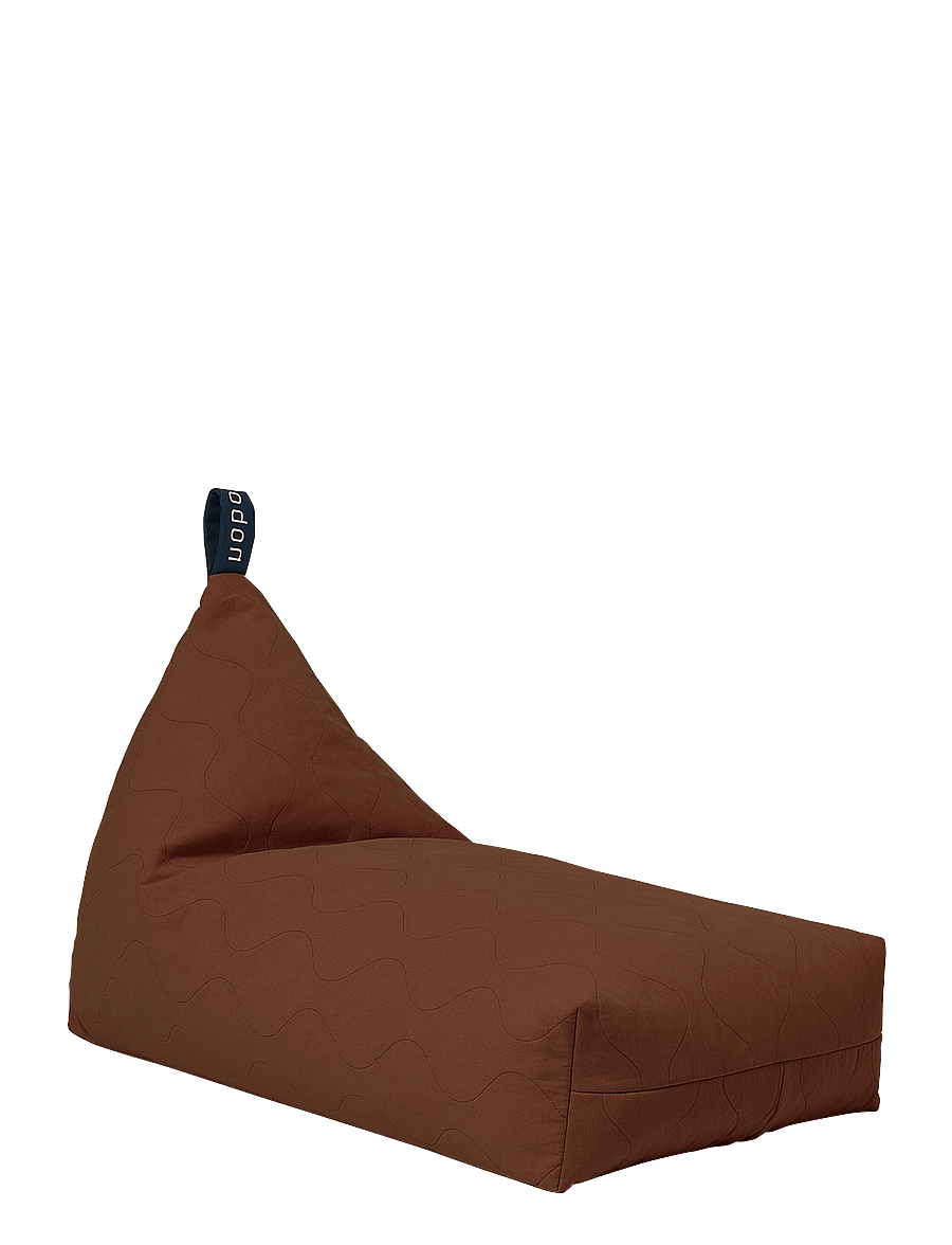 NOBODINOZ - Quilted bean bag L1N0 in washed organic cotton - prune - 1