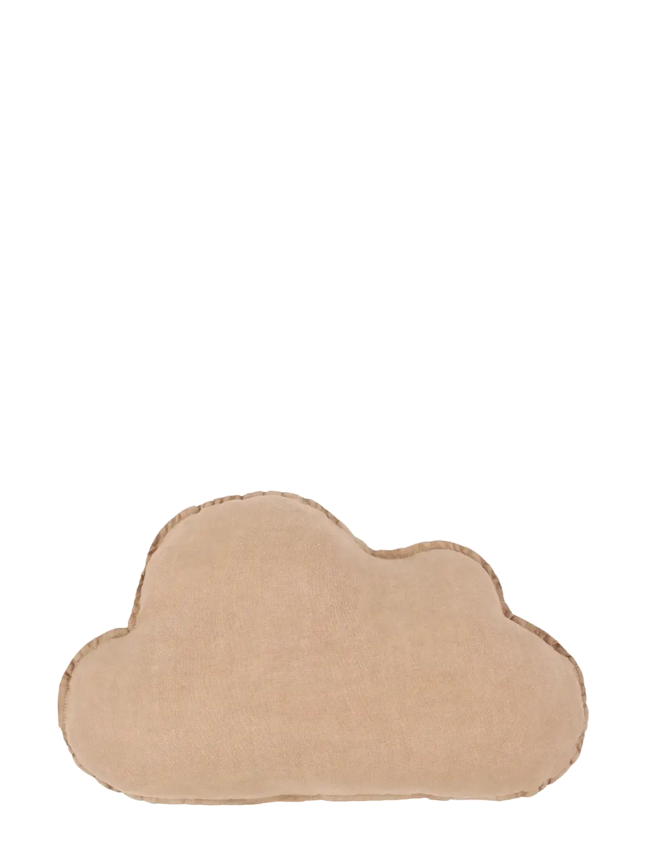 NOBODINOZ Cloud Cushion In Washed French Linen L1N0, Pudder, Beige, Str: ONE SIZE