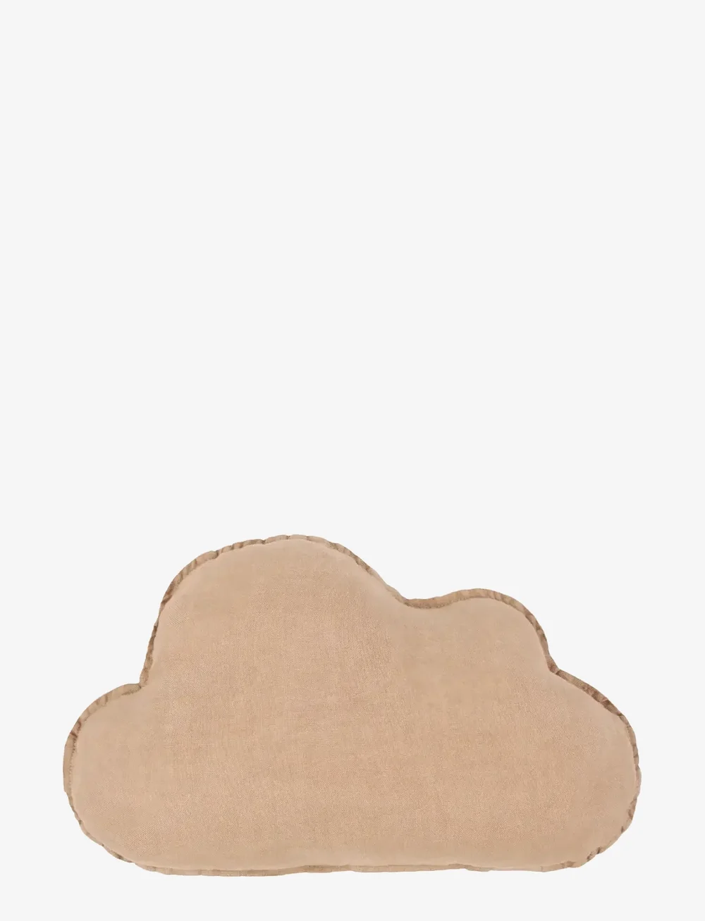 NOBODINOZ - Cloud cushion in washed French linen L1N0 - ilupadjad - sesame - 0