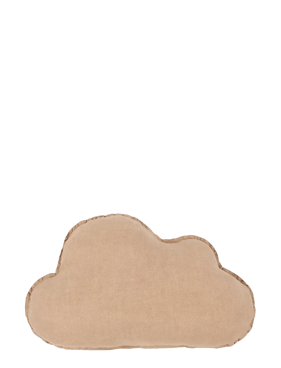 NOBODINOZ - Cloud cushion in washed French linen L1N0 - dekorative kissen - sesame - 0