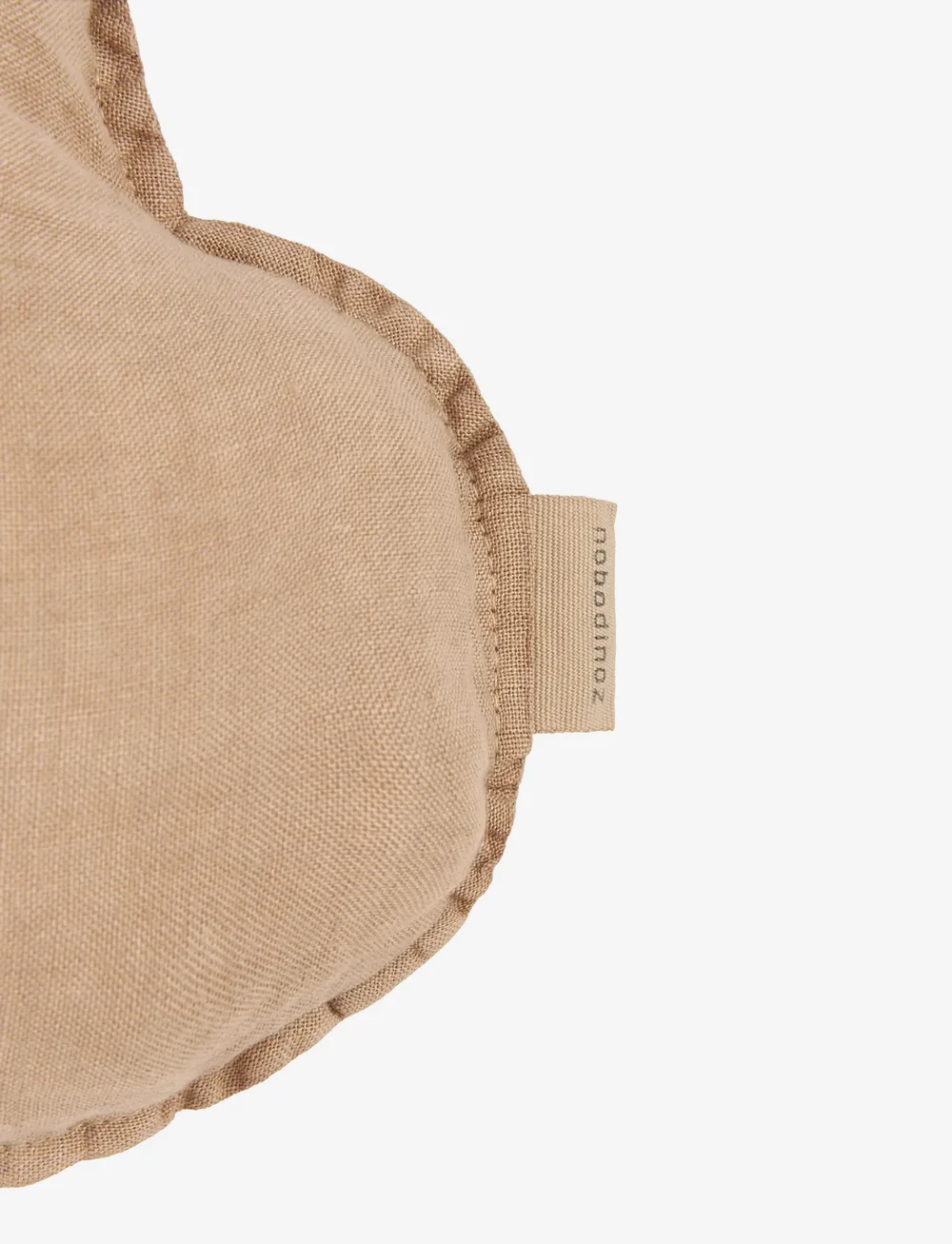 NOBODINOZ - Cloud cushion in washed French linen L1N0 - ilupadjad - sesame - 1