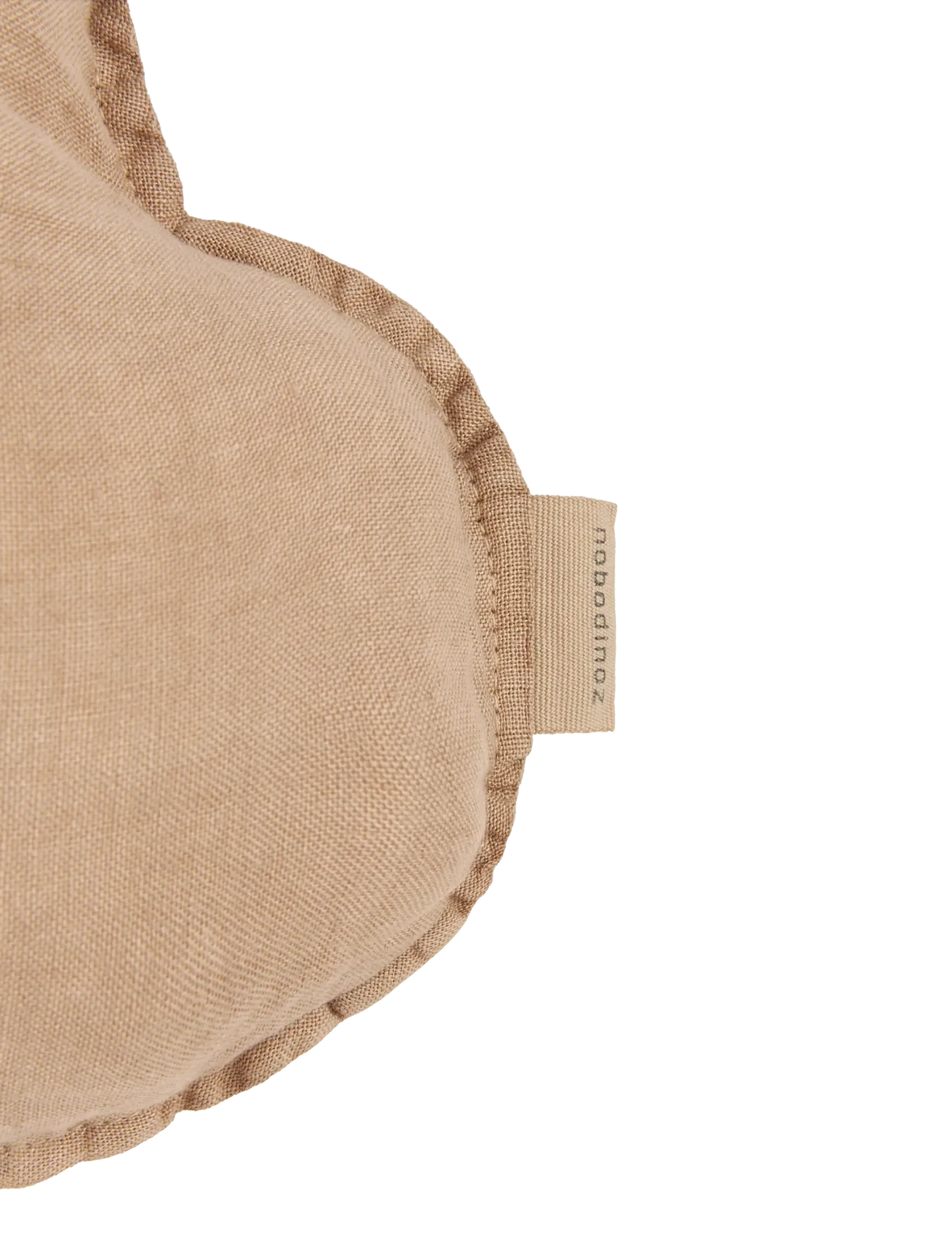 NOBODINOZ - Cloud cushion in washed French linen L1N0 - dekorative kissen - sesame - 1