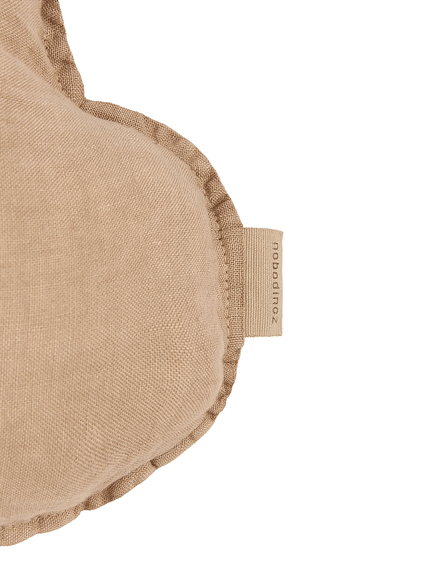 NOBODINOZ - Cloud cushion in washed French linen L1N0 - dekorative kissen - sesame - 1