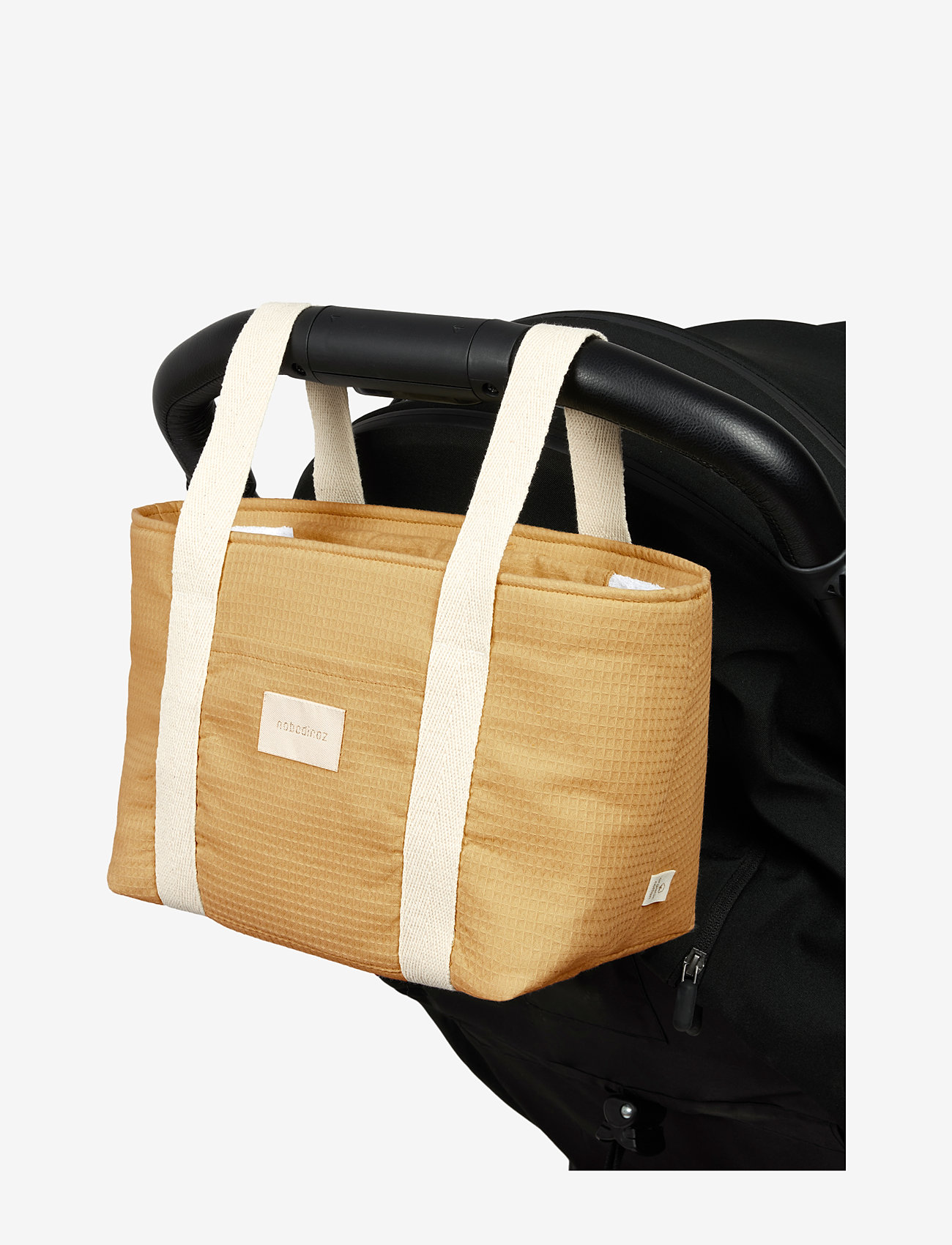 NOBODINOZ - OPERA WATERPROOF STROLLER ORGANIZER 32x19x15 - pusletasker - camel - 4