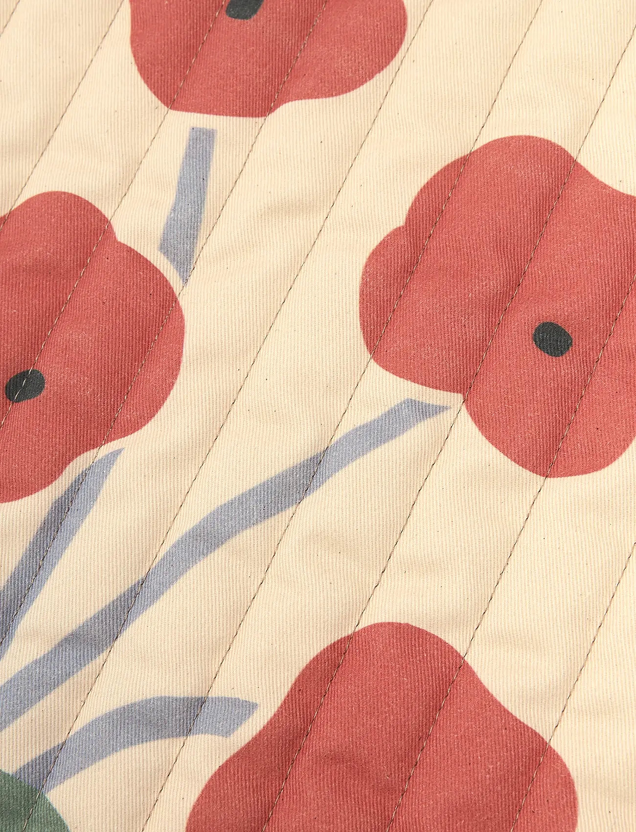 NOBODINOZ - VIBES QUILTED WALL ORGANIZER POPPIES - wall decors - poppies - 3