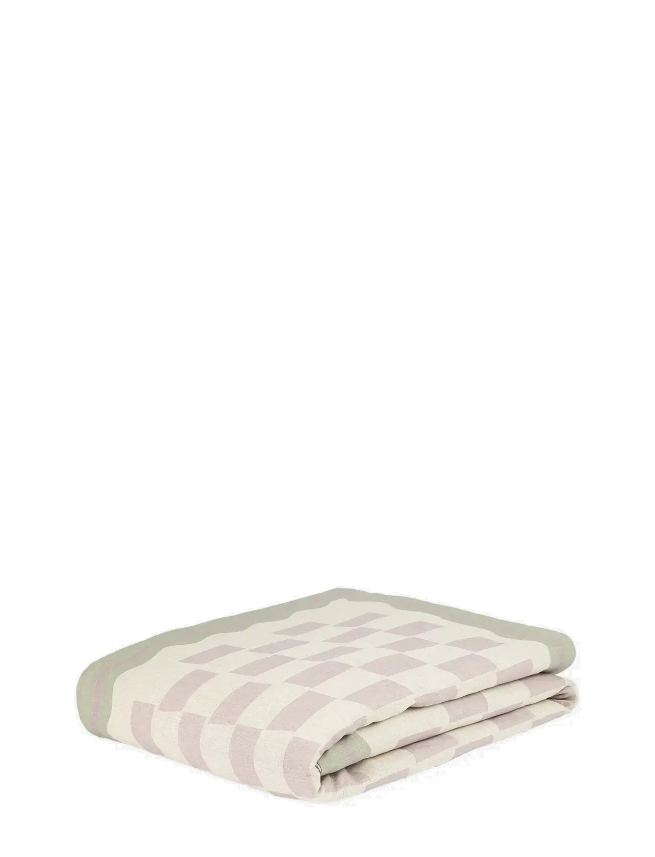 NOBODINOZ Vibes Quilt In French Linen 115X145, Blankets & Quilts, Creme, Str: ONE SIZE