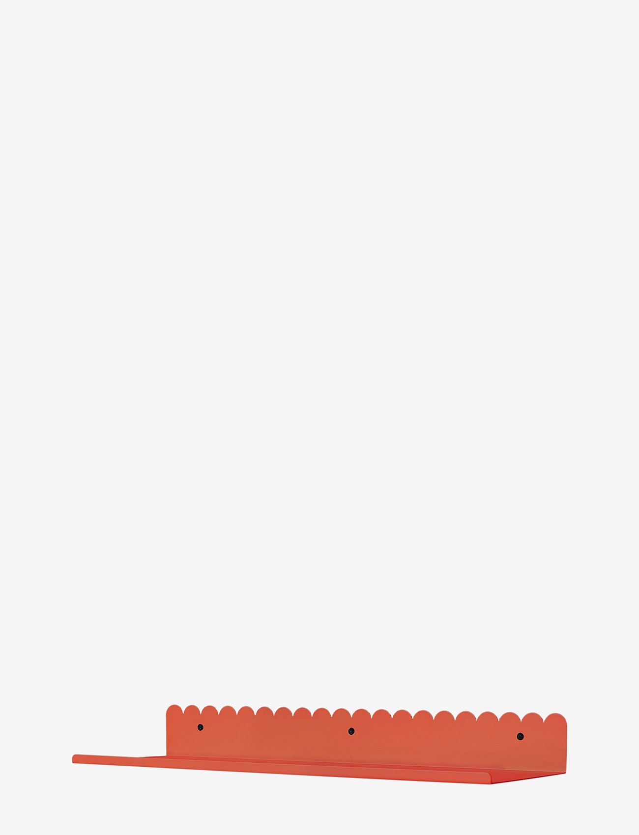 NOBODINOZ - STEEL WALL SHELF LARGE 50X16X6 - hyllor - burnt red - 1