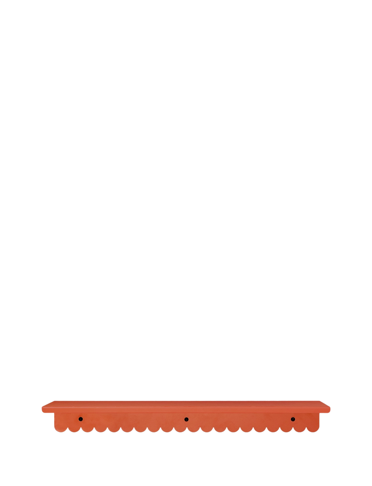 NOBODINOZ - Lacquered steel wall large shelf - regale - burnt red - 3