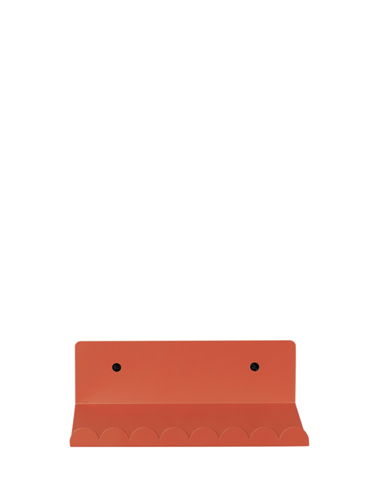 NOBODINOZ - STEEL WALL SHELF SMALL 20X16X6 - hylder - burnt red - 2