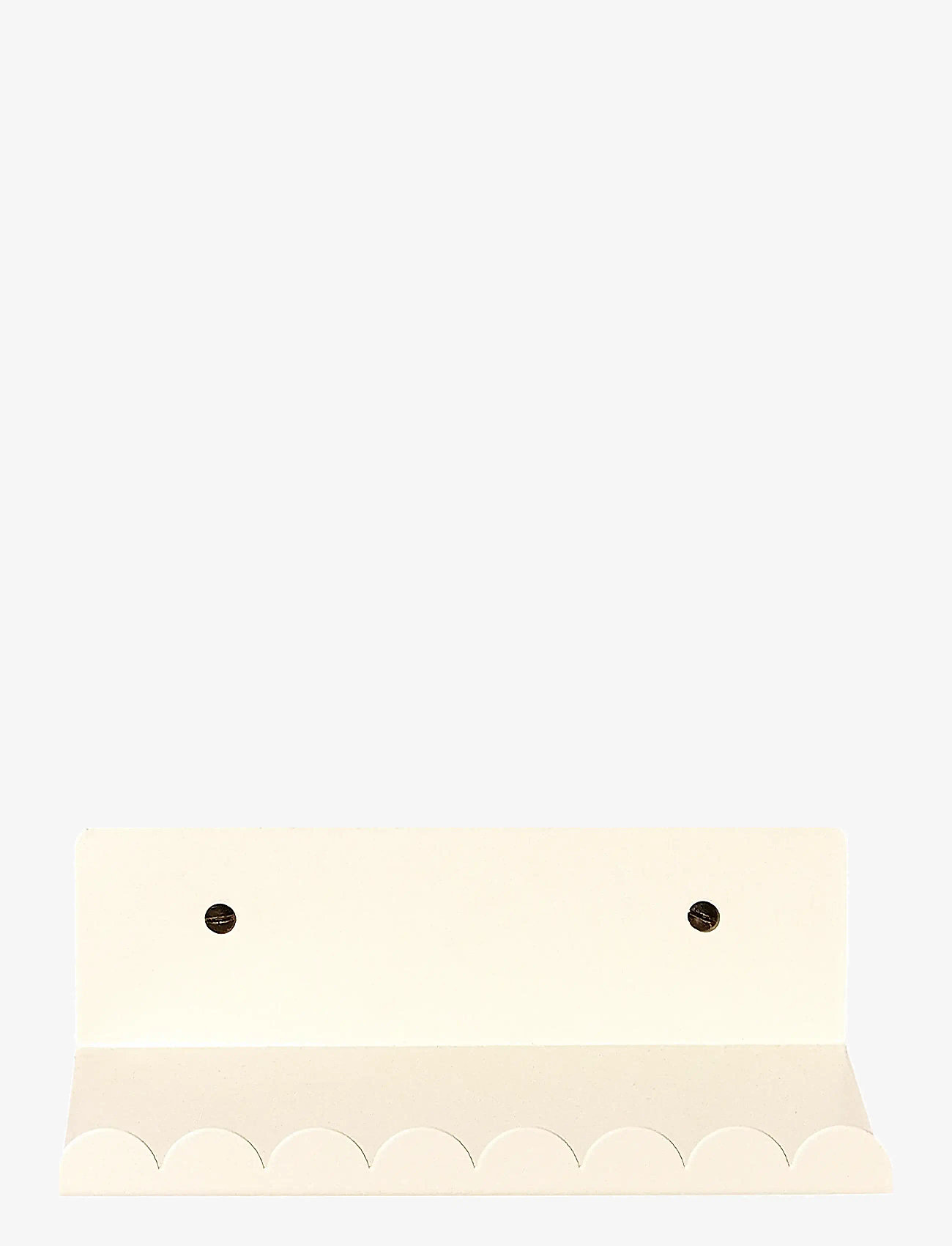 NOBODINOZ - STEEL WALL SHELF SMALL 20X16X6 - regale - ivory - 2