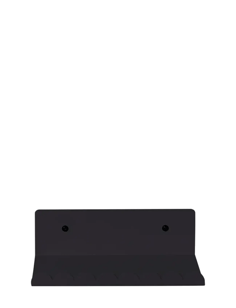 NOBODINOZ - STEEL WALL SHELF SMALL 20X16X6 - regale - matt black - 2