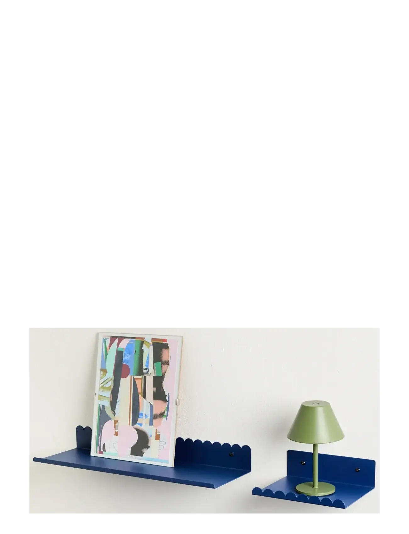NOBODINOZ - STEEL WALL SHELF SMALL 20X16X6 - Étagères - night blue - 2