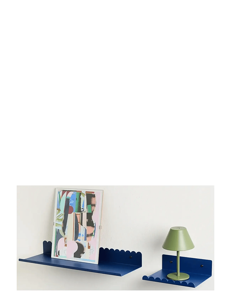 NOBODINOZ - STEEL WALL SHELF SMALL 20X16X6 - regale - night blue - 2