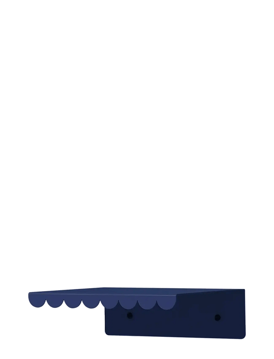 NOBODINOZ - STEEL WALL SHELF SMALL 20X16X6 - regale - night blue - 3