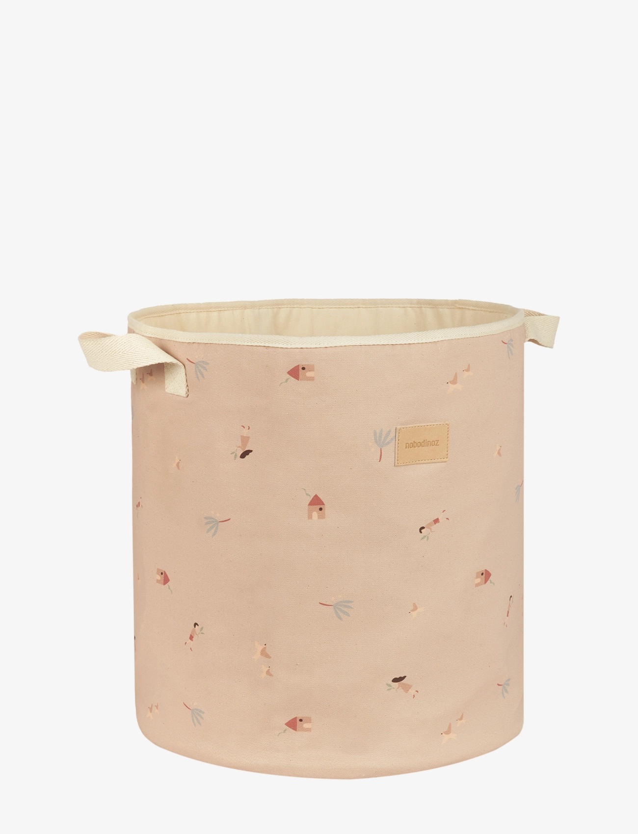 NOBODINOZ Storage Basket 41X37X37, One Size, Storage, Rosa - Baskets, Kinder
