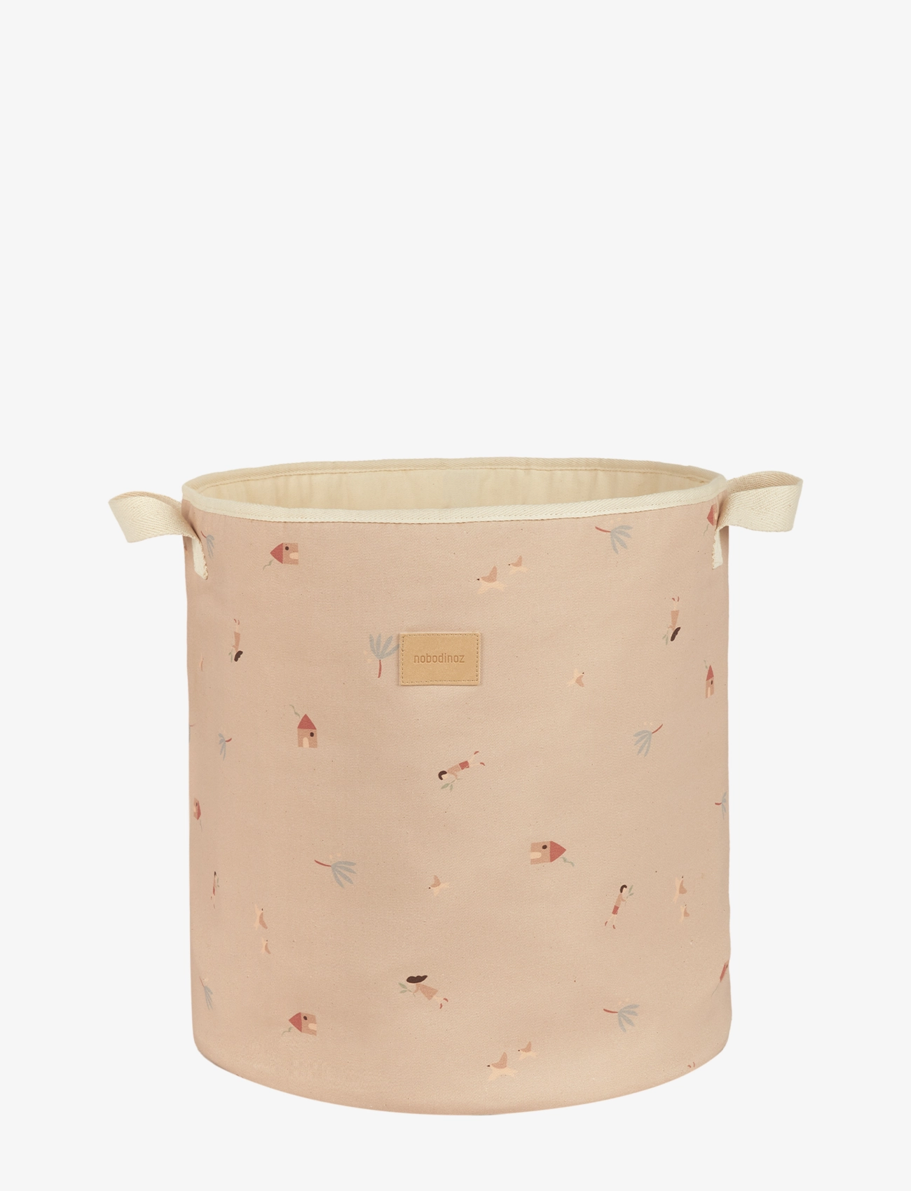 NOBODINOZ - STORAGE BASKET 41X37X37 - storage baskets - pink sweet home - 1