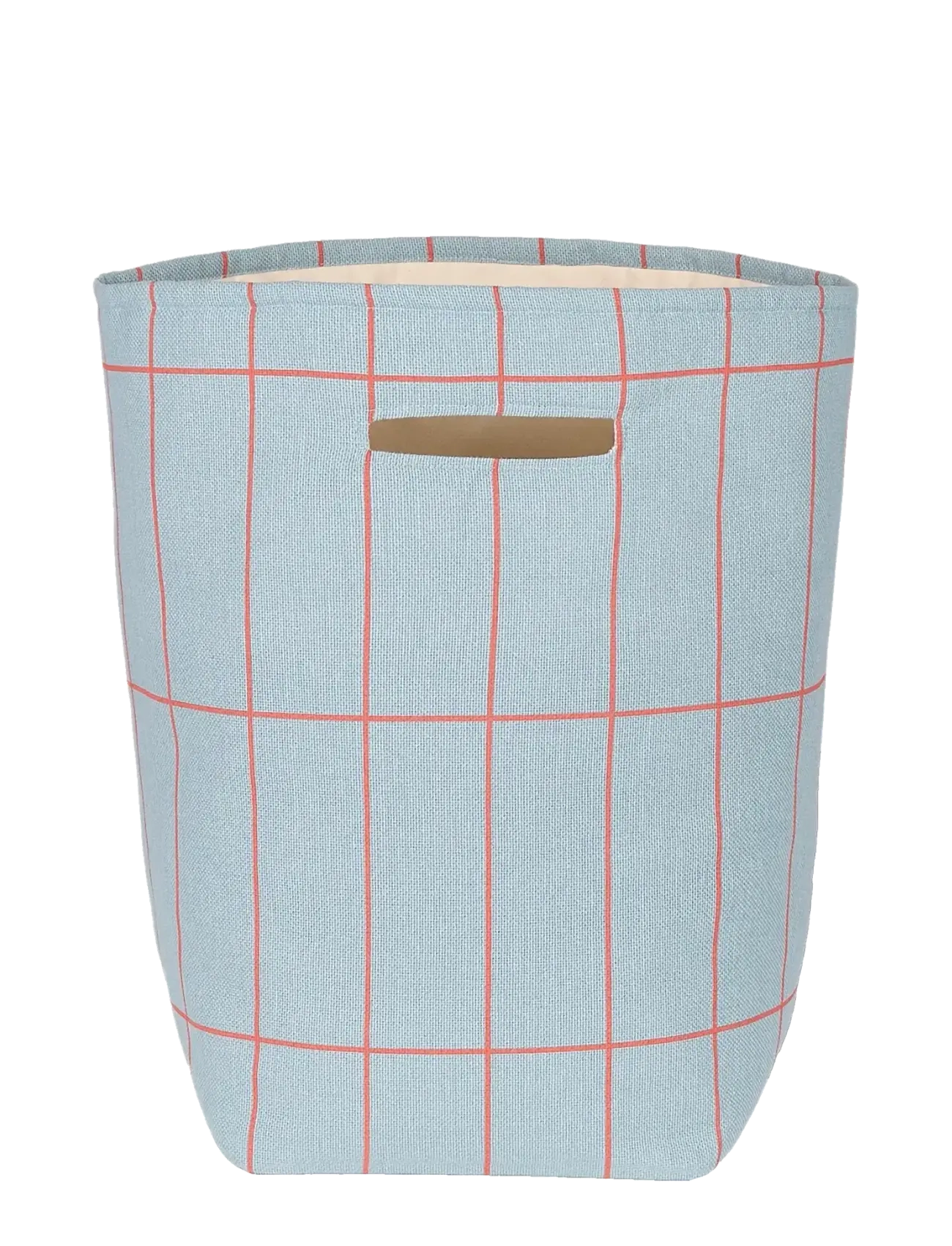 NOBODINOZ Large storage basket Vibes - App deal - BLUE RED GRID / blue