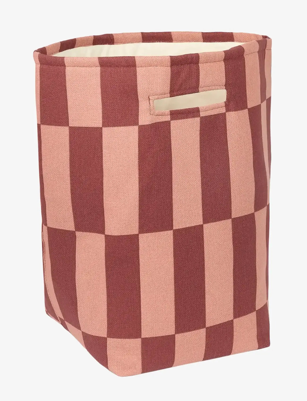 NOBODINOZ - Large storage basket Vibes - storage baskets - maroon tiles - 1