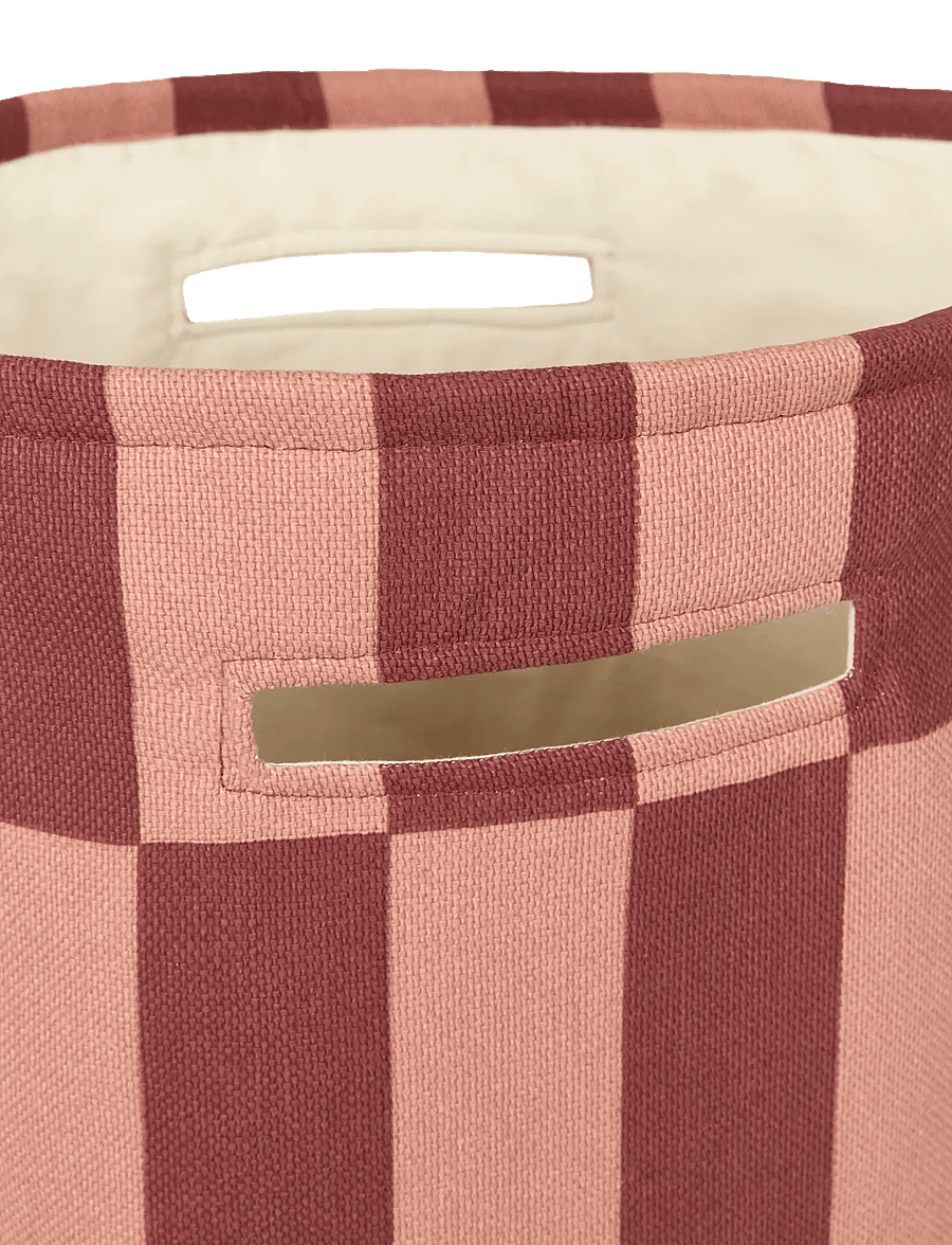 NOBODINOZ - Large storage basket Vibes - uzglabāšanas grozi - maroon tiles - 2