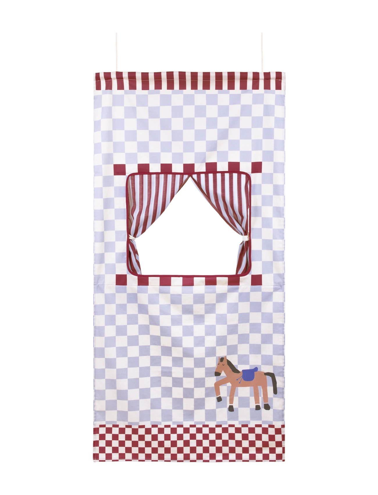 NOBODINOZ Vibes Door Theater 74X150, One Size, Kids Decor, Blau - Wall Decors, Kinder