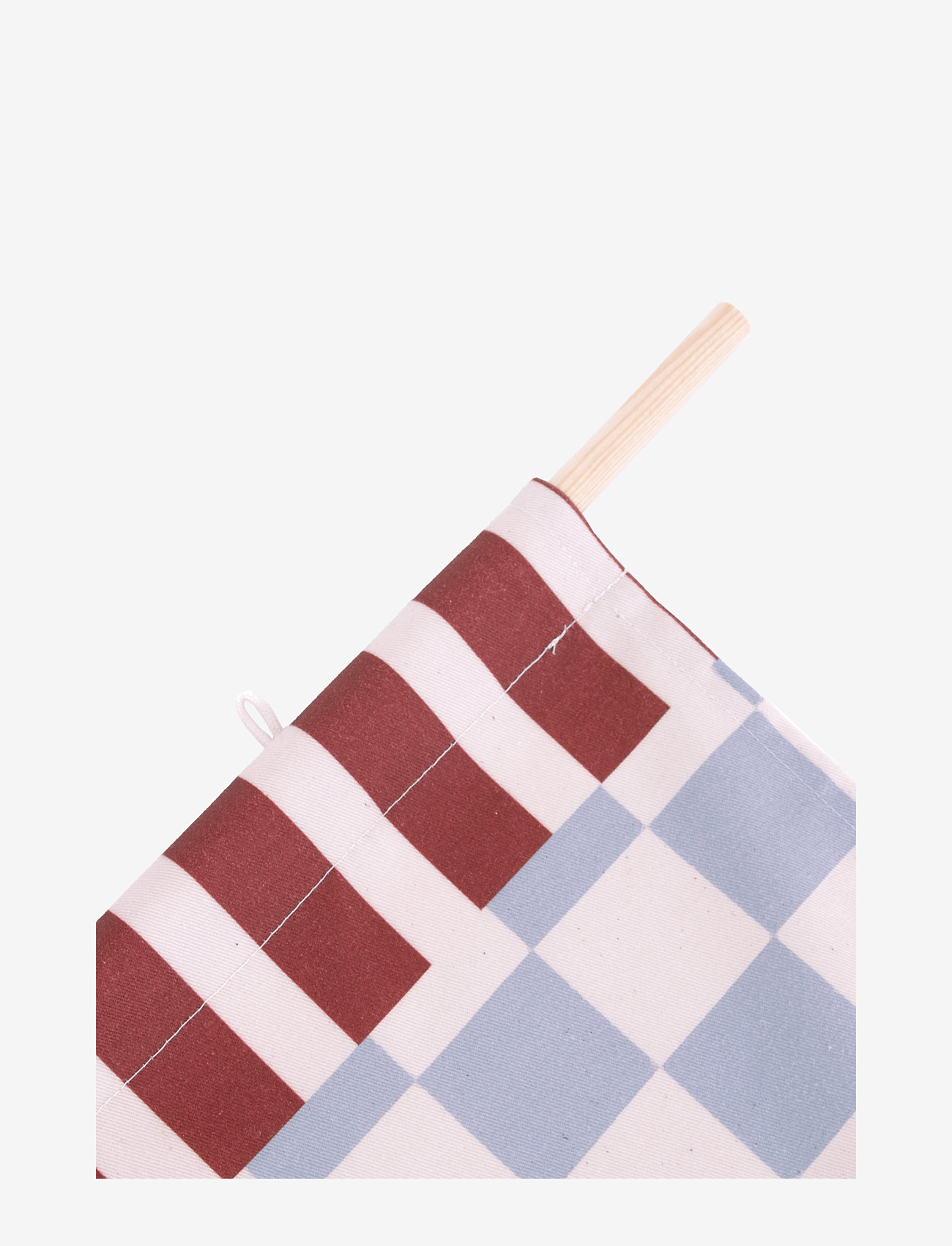 NOBODINOZ - VIBES DOOR THEATER 74X150 - vægdekorationer - blue checks horse - 5