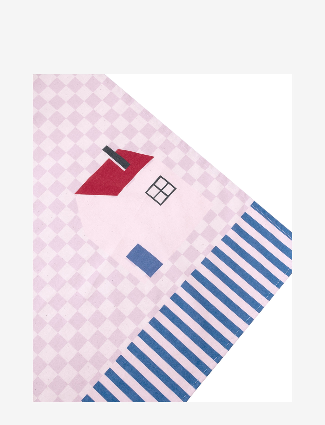 NOBODINOZ - VIBES DOOR THEATER 74X150 - dekoracje ścienne - lilac checks sweet home - 2