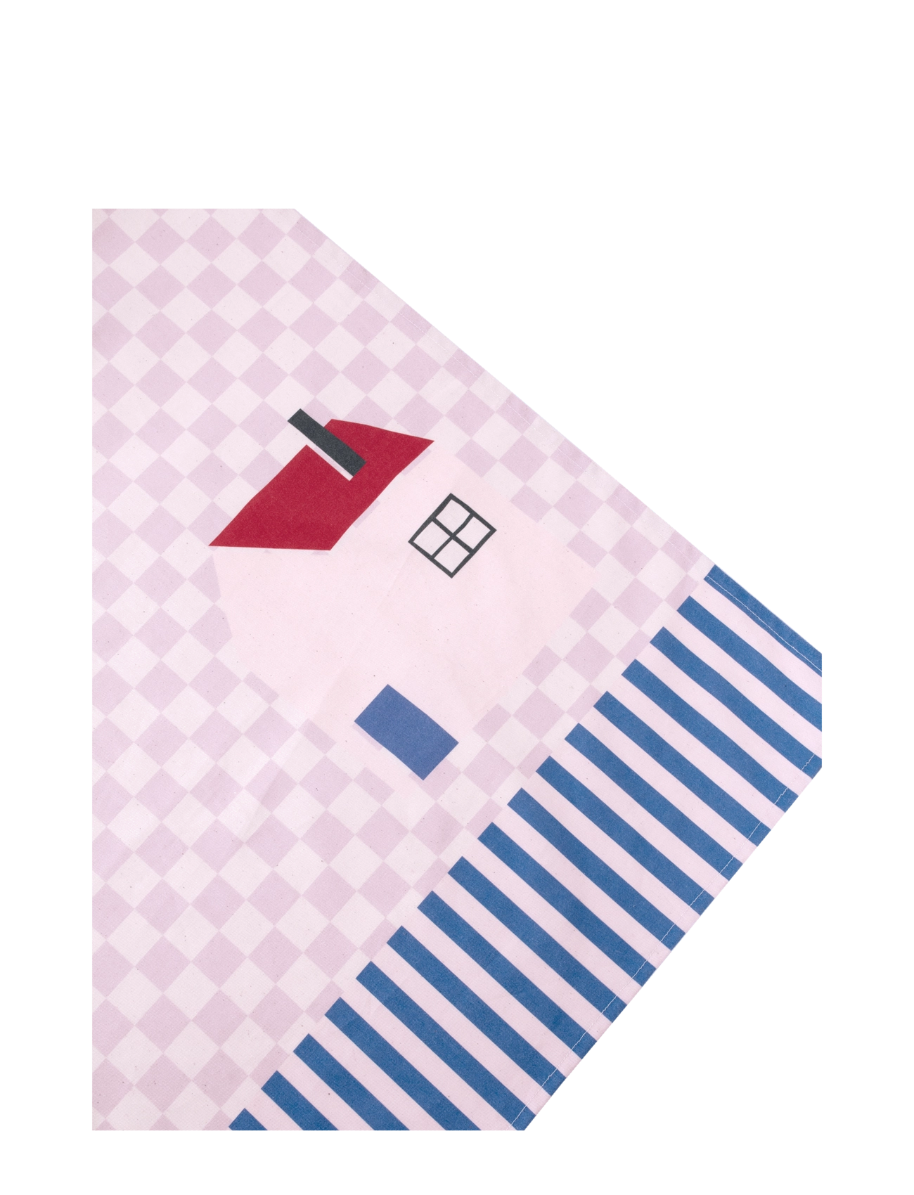 NOBODINOZ - VIBES DOOR THEATER 74X150 - seinakaunistused - lilac checks sweet home - 2