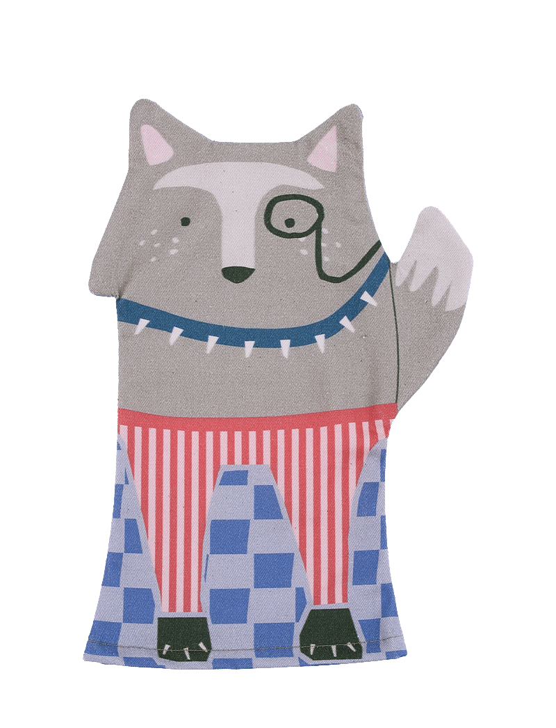 NOBODINOZ - VIBES WOLFY PUPPET - rollespil til børn - wolf - 0